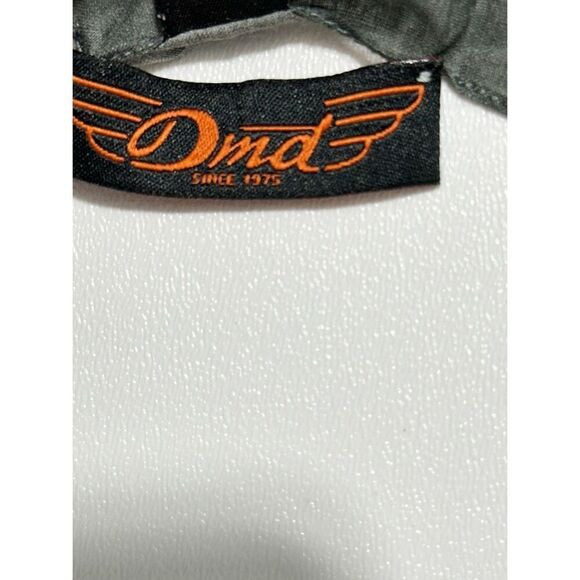 DMD Vintage Cotton Silk Blend Skull Roses Print Bandana Scarf Gray Size 46 x 52 - Picture 2 of 11